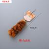 Fábrica de suministros para mascotas transfronteriza felpa pequeño insecto palo para gatos cabeza de repuesto DIY auto-hi juguetes para gatos