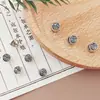 Aleación Plata Xizang Cuentas Espaciadoras Carácter Fu Cuentas Espaciadoras Versátiles Accesorios para DIY Cuentas Hechas a Mano Accesorios para Pulseras para Jugar Cuentas Sueltas