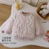 Jaqueta Pequena para Passeio de Inverno de Bebês e Crianças Pequenas Roupas de Algodão de Manga Longa para Meninas Doces Acolchoada Espessada Roupa Exterior Jaqueta de Algodão Top