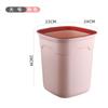 Bote de Basura Doméstico Cuadrado de Plástico sin Tapa Oficina Anillo de Presión Cesto de Basura Nórdico Bote de Basura para Baño Tamaño Grande Venta al por Mayor