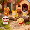 Paisaje miniatura transfronterizo caricatura creativa perro golden retriever corgi figuras lindas decoraciones DIY accesorios de bolsa sorpresa adornos de escritorio