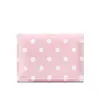 Cartera Plegable de Tres Pliegues para Mujer con Lunares Estilo Coreano Diseño Simple Estilo Ins Múltiples Ranuras para Tarjetas Billetera Monedero Venta al por Mayor