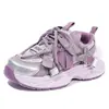 Zapatos Infantiles de Otoño 2026 para Niñas Pequeñas, Zapatos Deportivos Casuales Dulces con Lazo, Zapatos Tipo Papá para Niñas con Estilo Retro Coreano de Moda
