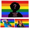 Fuente de Mercancías Transfronterizas de Amazon: Avatares de Personajes Personalizados, Banderas con Patrones de Celebridades, Tela de Fondo de Diseño con Tu Propia Imagen