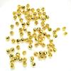 Pulseira de contas de laser com preservação de cor envolta em ouro 14K, contas de pulseira com contas de discoteca, material de joalheria artesanal faça você mesmo