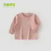 Ropa para bebé recién nacido, ropa de otoño, body térmico de jengibre cálido para otoño e invierno del bebé, camiseta de cuello redondo para primavera y otoño del bebé