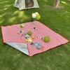 Tapete de picnic engrosado para exteriores portátil de película de color tapete de picnic famoso en Internet de película de aluminio tapete a prueba de humedad suministros de tapete desechable para tienda de campaña