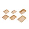Plato para Barbacoa Degradable Rectangular Desechable Caja Barco de Papel Kraft Plato para Cena Bandeja de Papel Caja para Tiras de Papa Plato de Papel para Pollo Frito