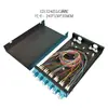Caja terminal de fibra óptica de 4 puertos, 8 puertos, 12 puertos, 16 núcleos, 24 núcleos, conector cuadrado SC, conector circular FC, juego completo, para escritorio y montaje en pared
