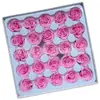Mini 4cm Flor de Sabão Rosa Xingyue Flor Eterna Cabeça de Flor de Sabão Cobertura de Vidro Caixa de Presente de Acrílico de Alta Qualidade Material DIY