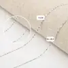 Collar de plata S925 para mujer, cadena de estrellas simple, cadena de plata, cadena para clavícula Joker de moda, venta al por mayor directa de fábrica