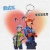 Llavero Animales Locos Nick y Judy Acrílico Alto Valor Lindo Colgante para Mochila Regalo Estilo Personalizado