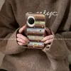 Adecuado para Funda de Teléfono Huawei Nova14, Alto Valor Estético, Rayas y Estrellas de Bloques de Color Otoñales para Huaweinova13Pro