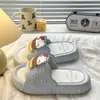 Sandalias tipo chancla de EVA de verano desmontables para uso casual en exteriores e interiores, ligeras, duraderas, lindas pantuflas de gato hamburguesa para mujer