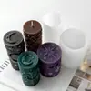 Pilar Estrela Lua Transfronteiriço Vela Artesanal Molde de Silicone DIY Vela Cilíndrica de Aromaterapia Decoração Ferramenta Abrasiva
