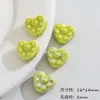 Patas de Gato Coração Fofas Contas de Cerâmica Contas Soltas Contas para Enfiamento Pulseiras Colares Artesanais DIY Enfeites Pingentes Acessórios Materiais