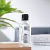 Botella de Vidrio Esmerilado Opaca para Aceite Esencial, Múltiples Tamaños, Portátil para Viaje, Tapa Plana, Tapa de Cesta, Botella para Loción y Sérum