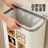 Cubo de basura de pared para baño y inodoro, contenedor de almacenamiento de residuos para encimera de cocina del hogar, papelera sin taladro, no necesita agacharse