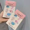 Estilo Coreano Estrela do Mar Série Coral Gelatina Adesivos 3D Capa de Celular DIY Geladeira Câmera à Prova d'Água Adesivos para Unhas