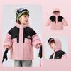 [DuPont Três Provas] Doodle Jaqueta Infantil com Capuz Roupas de Inverno para Meninos Casaco de Inverno para Meninas Roupas Infantis
