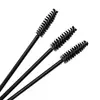 Cepillo Desechable para Pestañas Mango Sólido Cepillo para Pestañas Cabeza Espiral Pestañas Postizas Peine Desechable para Pestañas 50 Piezas/Paquete