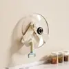Estante Giratorio para Tapa de Olla con Ventosa, Estante de Almacenamiento de Cocina Montado en la Pared sin Taladro, Organizador, Soporte para Tapa de Olla, Estante para Tabla de Cortar