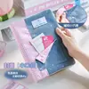 Cuaderno A5 Estrella de Cuadrícula Rosa con Cubierta de Tela de Mezclilla y 100 Páginas Interiores Personalizables DIY para Creatividad Personalizada