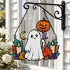 Colgante de Metal Nuevo y Colorido Cruzado Atmósfera de Fantasma de Halloween Adorno Colgante Decoración de Festival de Fantasmas para el Hogar y el Exterior Artesanías