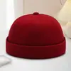 Gorro de Moda Tendencia para Hombres y Mujeres, Gorra Lisa Estilo Callejero Sin Visera, Gorro Personalizable con Logo