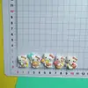 Accesorios de resina de dibujos animados para bricolaje, accesorios con estampado de leopardo, gatito, crema, pegamento, pinza para el cabello hecha a mano, funda para teléfono móvil, hebilla para zapatos, lote de accesorios