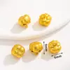 Novo Estilo Chinês Banhado a Cobre Ouro Real Contas de Gota de Óleo Espaçador Pingente Geométrico Dourado Antigo Pulseira Charme Acessórios de Joias DIY