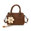 Bolso de Hombro Patchwork de Moda para Mujer Otoño/Invierno 2026 en Paleta de Colores Maillard, Bolso Cruzado Retro de Nicho Tendencia