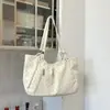 Bolsa Tote Nova Estilo Coreano Primavera 2026 Aluno Estrela Bolinhas Bolsa de Mão Grande Capacidade Ombro Único para Trabalho Casual