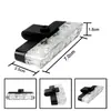 Luz estroboscópica de red para coche de fábrica, control remoto inalámbrico, uno para cuatro, 3 LED * 4 clips, luz de advertencia estroboscópica