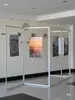 Soporte de Exhibición para Exposiciones de Arte para Fotografía, Plegable para Obras de Pintura y Caligrafía, Soporte de Exhibición Octagonal para Arte y Caligrafía de Jardín de Infancia