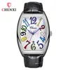 Chenxi/8217 Reloj de Cuarzo de Moda para Hombre con Correa de Cuero, Reloj de Pulsera para Hombre con Esfera Grande y Calendario