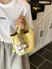 Colete Estilo Transfronteiriço com Padrão de Lichia Bolsa Cesta de Legumes para Mulheres 2025 Nova Bolsa de Ombro Único Transversal de Couro Genuíno Moda Versátil Tendência