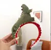 Lindas diademas de dibujos animados, divertidos sombreros de carpa y dinosaurio, diademas de tiburón súper adorables, perfectos para fotos, actuaciones de adultos y niños, y como accesorios para el cabello