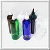 Botella de 500 ml con Hombro Redondo y Punta, Botella para Aceite Esencial, Botella para Pasta de Color de 500 ml, Botella con Tapa de Punta para Líquido Medicado, Botella Recargable para Loción