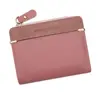 Nueva cartera de mujer estilo coreano, sencilla, combinable con todo, con cremallera, monedero para estudiantes, cartera corta para mujer