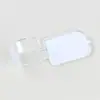 Atacado de produção gancho de porta acrílico base de gancho de ferro criativo DIY com cola sem furos sem costura adesivo forte