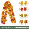 Ratan de Hoja de Arce Imitación Nuevos Hojas Artificiales Falsas en Stock Decoración de Otoño Día de Acción de Gracias Todos los Santos Festival de la Cosecha Ratan