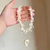 Collar de Borlas de Perlas Irregulares Beihai Shenghua Estilo Étnico Cadena para Clavícula Vintage Collar de Nicho de Alta Gama para Mujeres