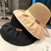 Protección Solar Sombrero de Sol para Mujer Verano Ala Ancha para Exterior Sombrero de Pescador Sombrero de Sol para Ciclismo Sombrero de Paja