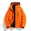 Chaqueta Desmontable 3 en 1 para Hombre para Exteriores, Ropa de Trabajo de Dos Piezas a Prueba de Viento e Impermeable para Otoño e Invierno, Chaqueta de Viaje