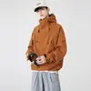 Jaqueta cortavento com capuz funcional casual estilo americano para uso externo, peça de vestuário estilo workwear para homens e mulheres, adequada para viagens, trilhas e acampamentos no outono