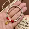 Pulsera DIY de Bodhi Estrella y Luna 3*5mm con Carbón Tostado de Bodhi Pulsera Hecha a Mano para Puesto de Mercado Nocturno