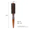 Peine para Cabello Rizado para Estilismo Voluminoso, Antiestático, Peine Antideslizante para Mujeres, Peine Rodillo Masajeador del Cuero Cabelludo para Uso en Casa, Peine de Cerdas de Jabalí y Madera de Loto