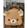 2026 Muñeco Oso de Peluche Bolso de Mujer Estilo Japonés Ins Dibujos Animados Lindo Mochila Nicho Nuevo Bolso de Mano para Mujer