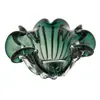 Centro de Mesa de Vidro Verde Esmeralda 21cm x 10cm - Wolff
